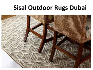 SISAL OUTDOOR RUGS DUBAI