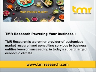 Wild Pollock Market | Overview , Key trends and driver