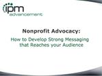 How to Develop Strong Messaging that Reaches your Audience