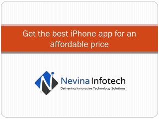 Get the best iPhone app for an affordable price