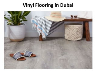 Vinyl Flooring in Dubai