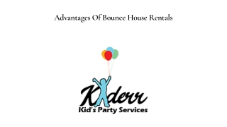 Advantages Of Bounce House Rentals