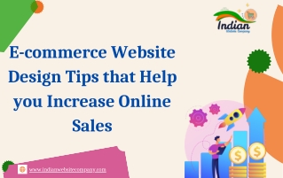 E-commerce Website Design Tips that Help you Increase Online Sales