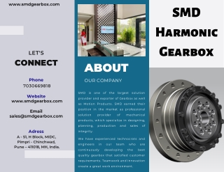 Harmonic Reducer Manufacturer in Pune | SMD Gearbox