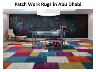 Patch Work Rugs in Abu Dhabi
