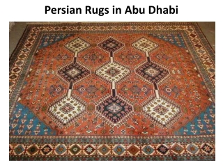 Persian Rugs in Abu Dhabi