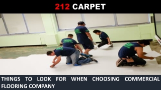 Things to Look for When Choosing Commercial Flooring Company