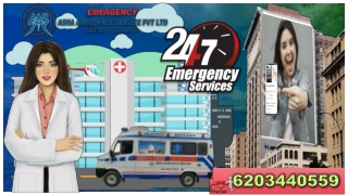 Take Train Ambulance Service with bed2bed service |ASHA