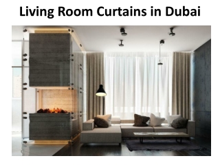 Living Room Curtains in Dubai