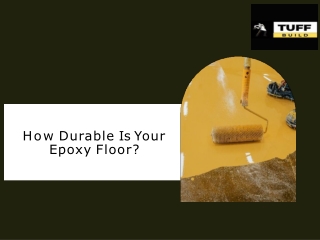 How Durable Is Your Epoxy Floor