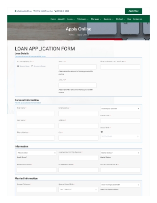LOAN APPLICATION FORM
