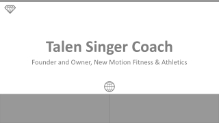 Talen Singer Coach - A Notable Professional
