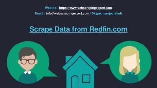 Scrape Data from Redfin.com