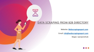 Data Scraping From B2B Directory