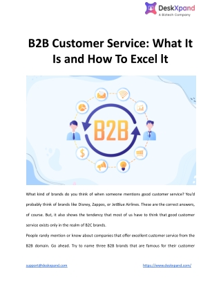 B2B Customer Service_ What It Is and How To Excel lt