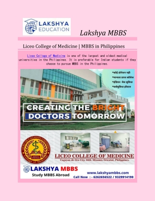 Liceo College of Medicine