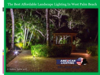 The Best Affordable Landscape Lighting In West Palm Beach