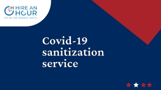 Covid-19 sanitization service