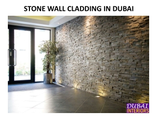 STONE WALL CLADDING IN DUBAI