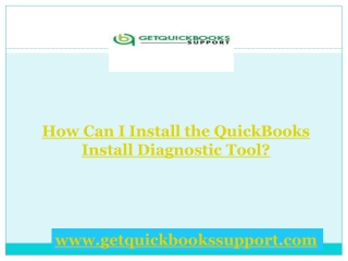 How Can I Install the QuickBooks Install Diagnostic Tool?