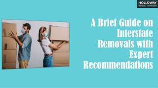 A Brief Guide on Interstate Removals with Expert Recommendations