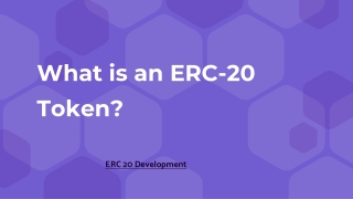 What is An ERC 20 Token