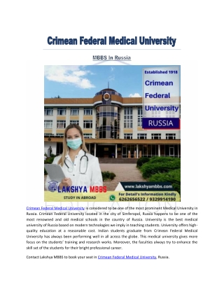 Crimean Federal Medical University