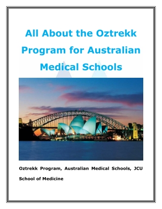 All About the Oztrekk Program for Australian Medical Schools