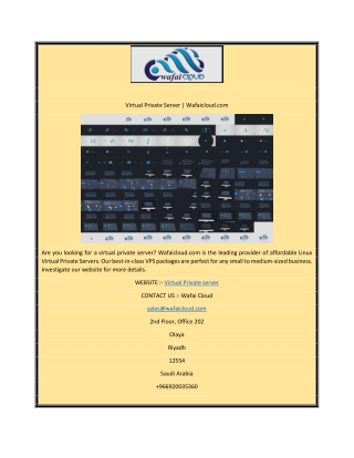 Virtual Private Server | Wafaicloud.com