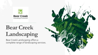 Bear Creek Landscaping || landscaping construction