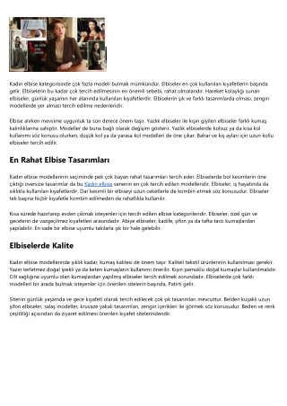 Kadın Elbise - PATIRTI
