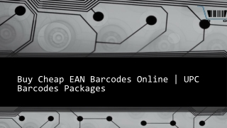 Buy Cheap Ean Barcode