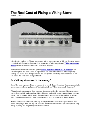 The Real Cost of Fixing a Viking Stove-converted
