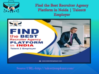 Find the Best Recruiter Agency Platform in Noida