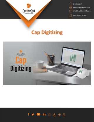 Top Notch Quality Cap Digitizing Service | Cre8iveSkill