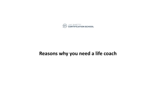 Reasons why you need a life coach