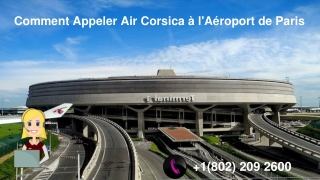 Comment Appeler Air Corsica à l'Aéroport de Paris