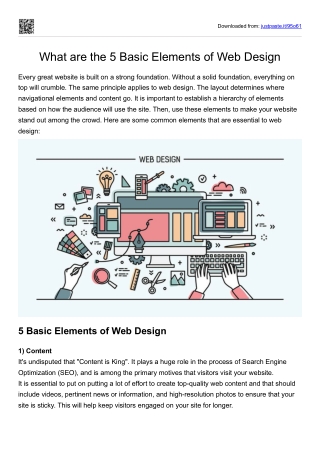 5 Basic Elements of Web Design