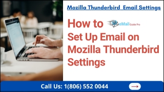 How to Set Up Email on Mozilla Thunderbird