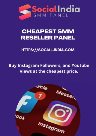 Cheapest SMM Reseller Panel