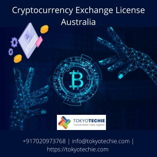 Cryptocurrency Exchange License Australia