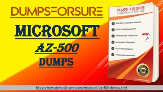 AZ-500 Dumps Practice Questions - DumspForSure