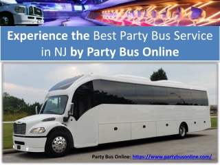 The Best Party Bus Service in NJ by Party Bus Online