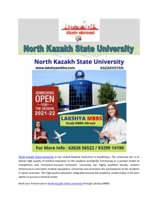 North Kazakh State University