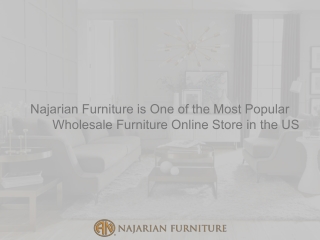 Najarian Furniture is One of the Most Popular Wholesale Furniture Online Store in the US