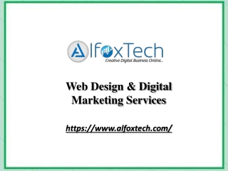 Web Design & Digital Marketing Services | alfoxtech.com