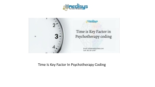 Time Is Key Factor In Psychotherapy Coding