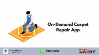 On-Demand Carpet Repair App