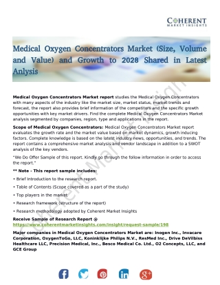 Medical Oxygen Concentrators Market