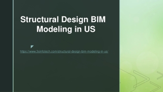 Structural Design BIM Modeling in US